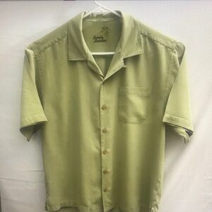Men's Green Short Sleeve Shirt